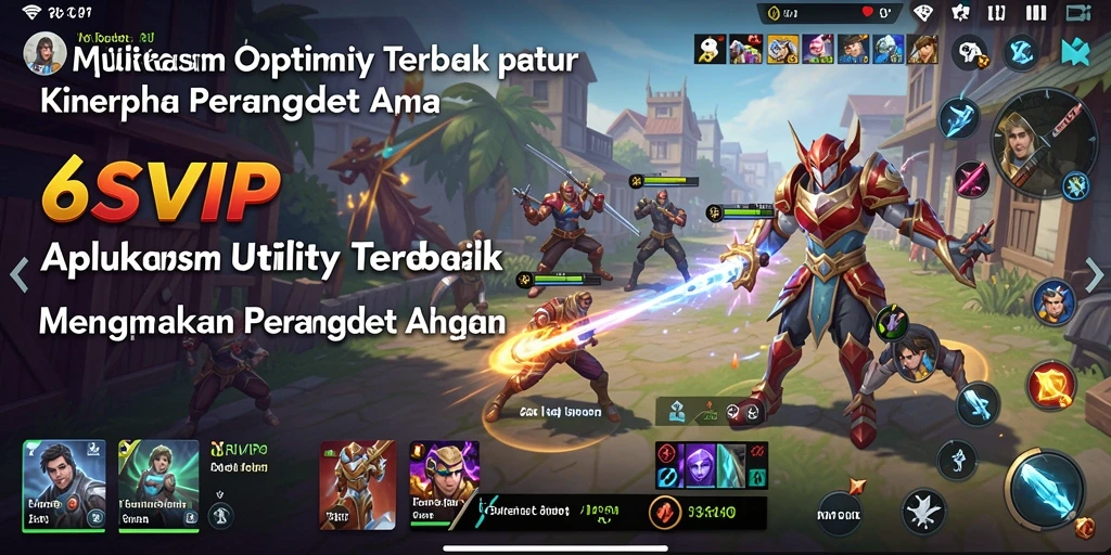 Tampilan antarmuka 6SVIP yang bersih dan informatif.