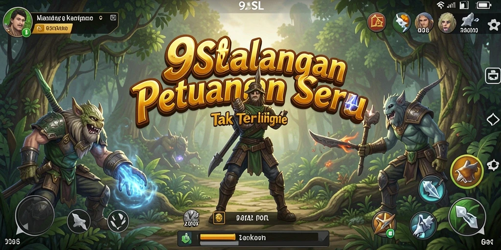 Tampilan gameplay Adventure seru dan mendebarkan di 9SL.