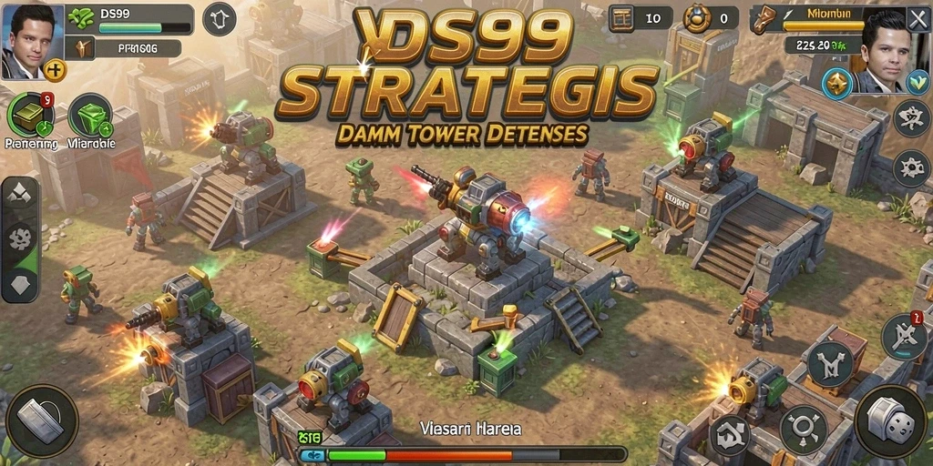 Tampilan menarik dari game Tower Defense yang menegangkan.