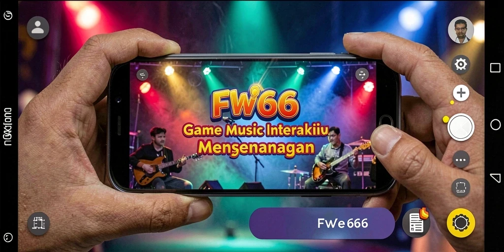 Screenshot gameplay FW66 dengan tampilan menari dan interaktif.