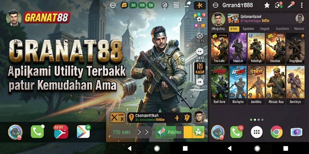 Tampilan aplikasi GRANAT88 yang intuitif dan mudah digunakan.