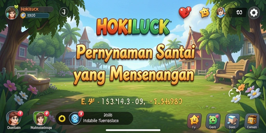 Tampilan gameplay HOKILUCK yang menyenangkan dan sederhana.