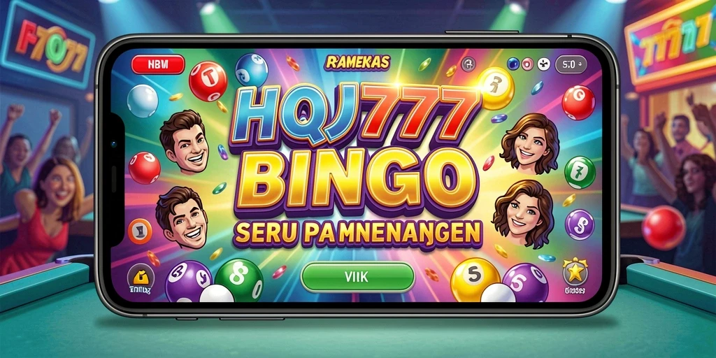 Tampilan permainan Bingo yang mengasyikkan di HQ777.