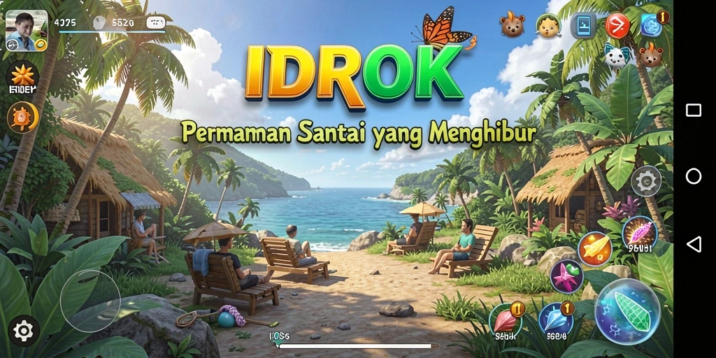 Tampilan menarik dari gameplay <strong>IDROK</strong> yang seru dan menghibur.