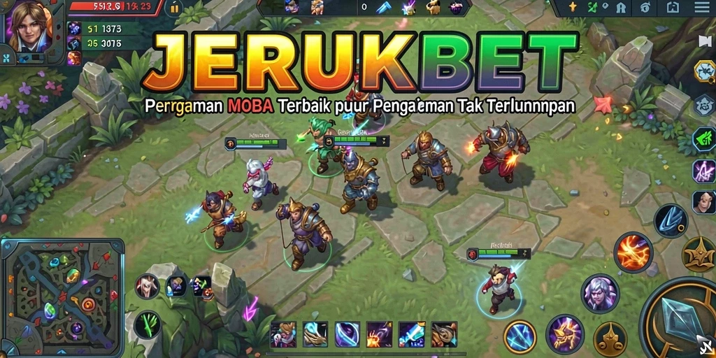 Tampilkan aksi seru di arena JERUKBET dengan karakter unik.