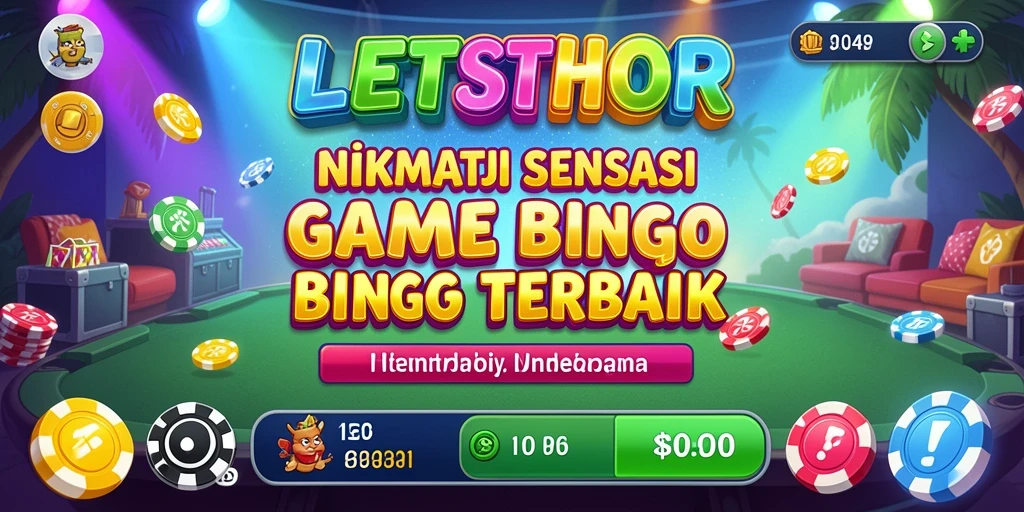 Gameplay menarik bingo di LETSTHOR dengan banyak pilihan tema.