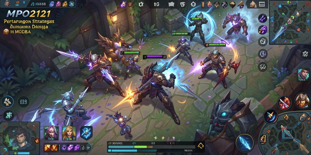 Screenshot gameplay epik MPO2121 dengan aksi mendebarkan.
