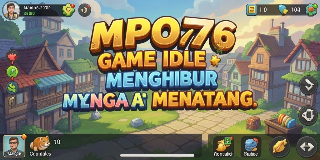 Tampilan gameplay MPO76 yang asyik dan adiktif dalam gaya Idle.