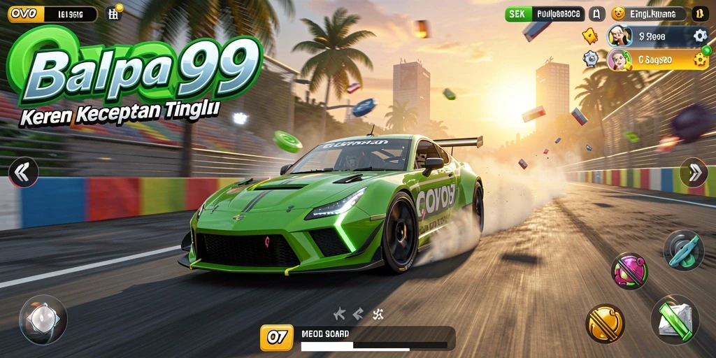 Tampilan gameplay OVO99 yang mendebarkan dan penuh adrenalin.