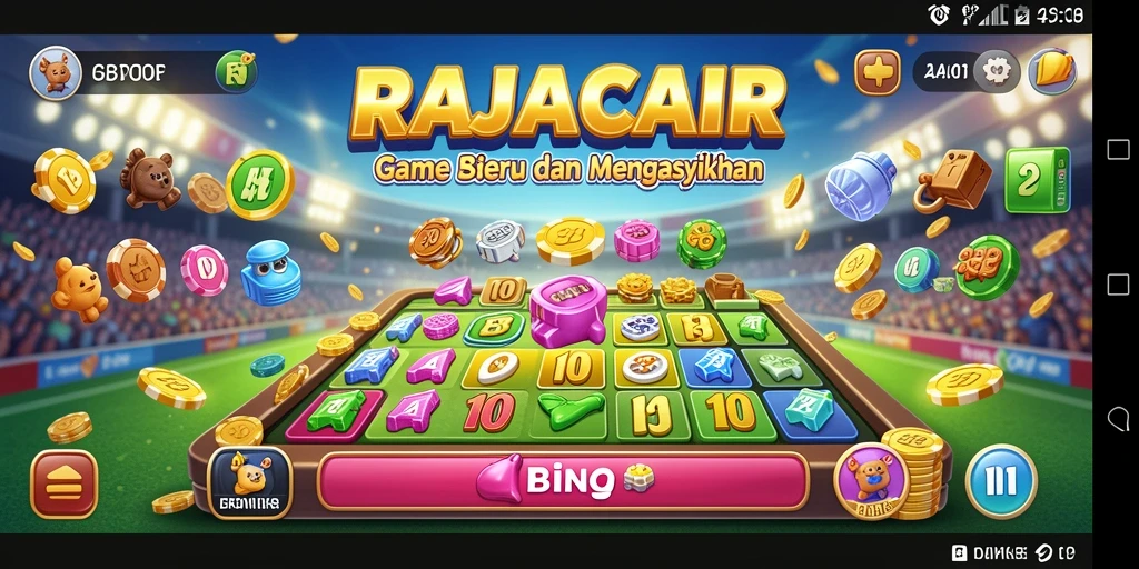Tampilan menarik gameplay Bingo RAJACAIR penuh tantangan dan kesenangan.