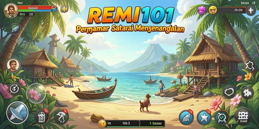 Tampilan gameplay REMI101 yang seru dan menghibur.