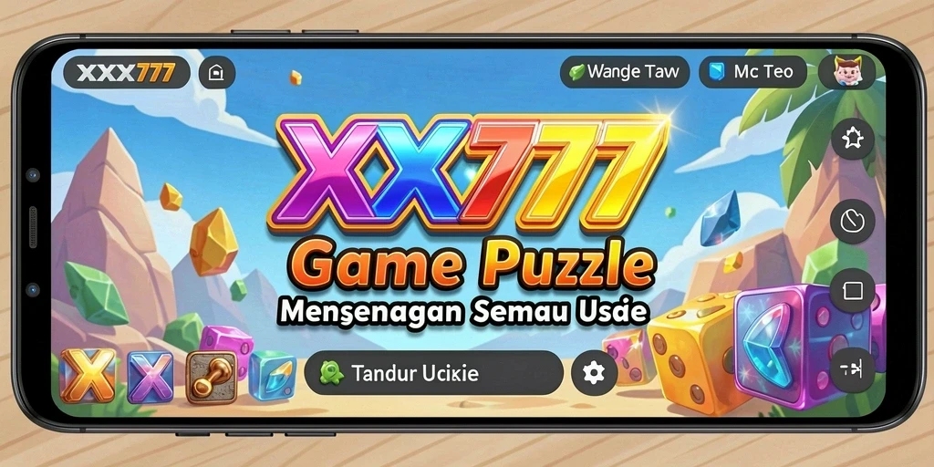 Tampilan gameplay XXX777 dengan tantangan puzzle yang menarik.